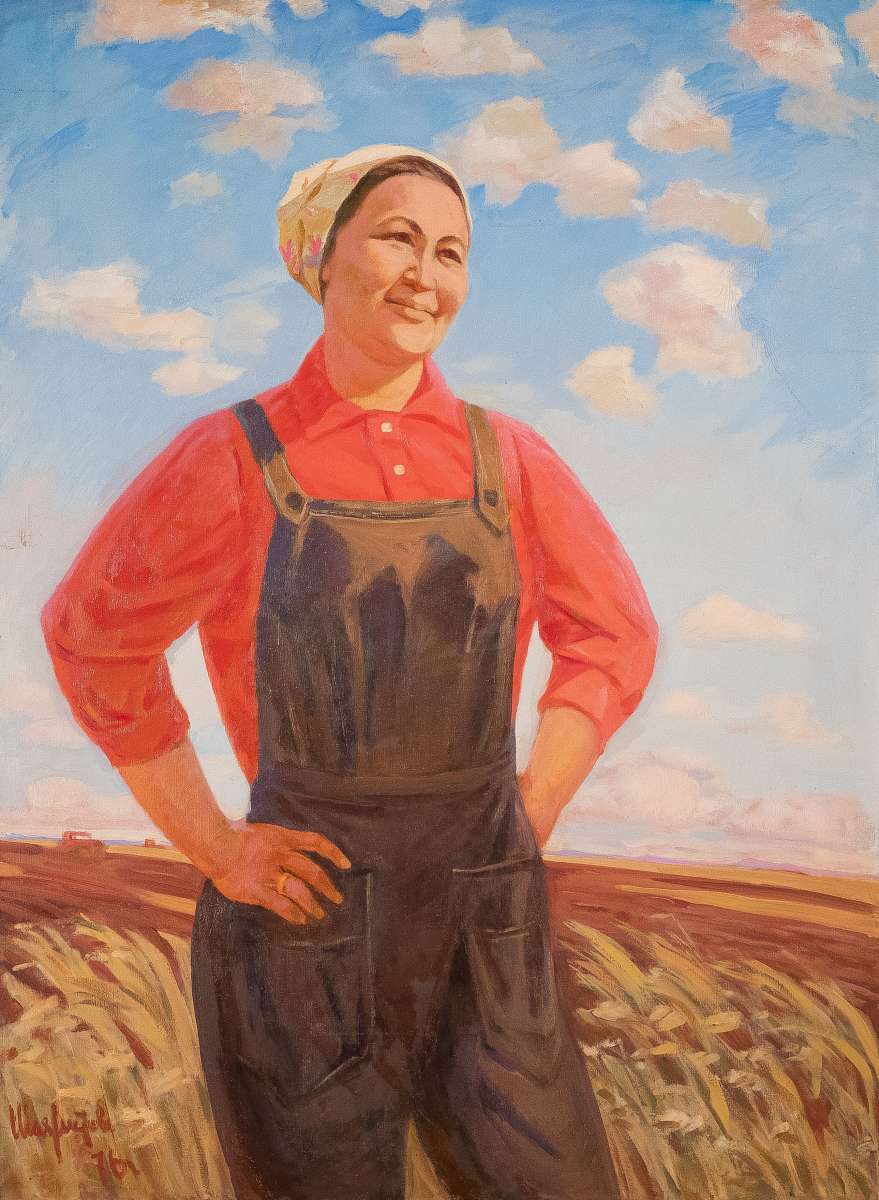 Портрет Камшат Доненбаевой. 1976 г. 